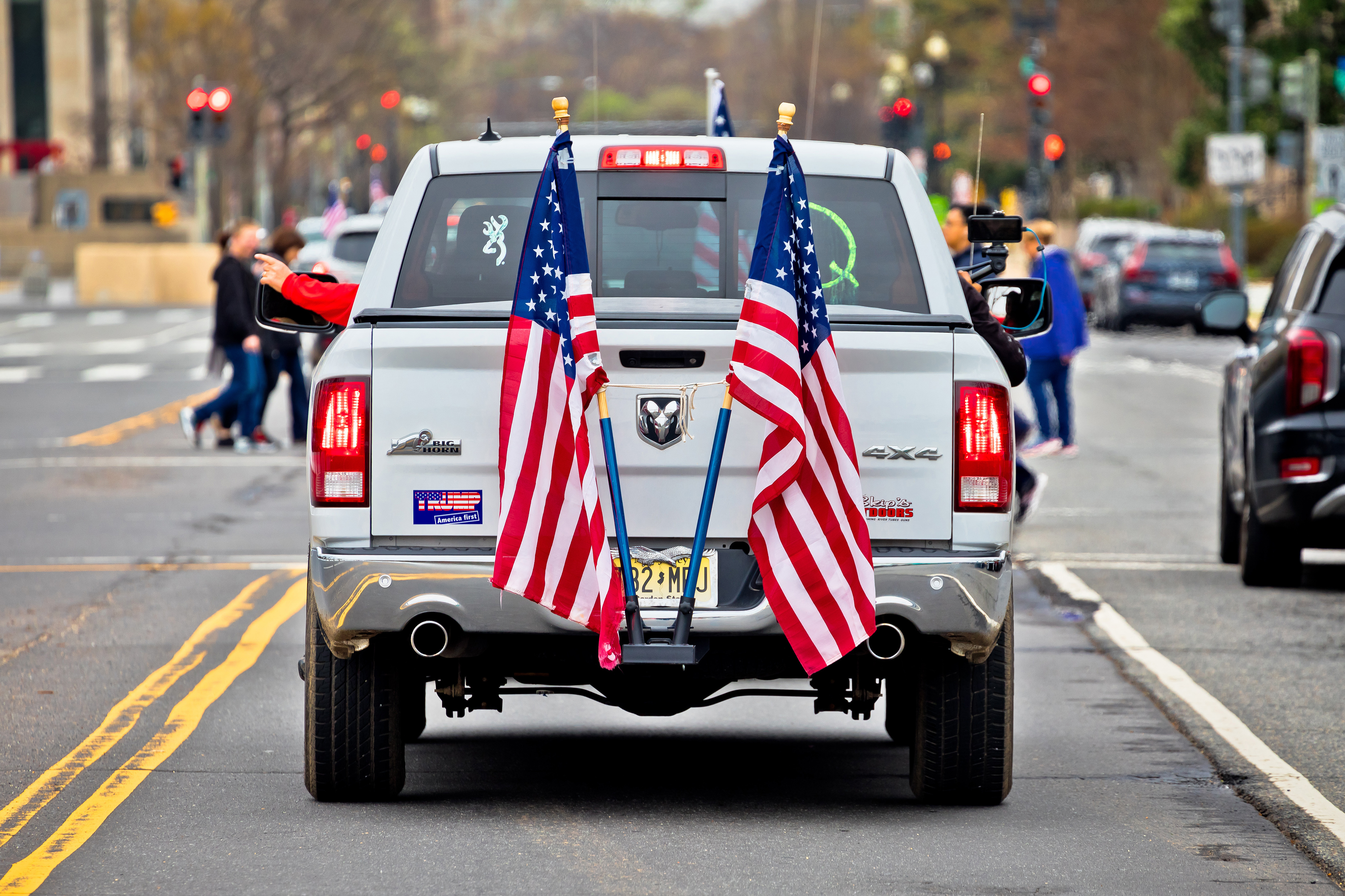 Donald Trump 2024 presidential nomination supporters car rally ©Adobe stock