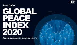 Global Peace Index 2020 by the Institute for Economics and Peace