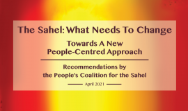 "The Sahel: What Needs to Change", People's Coalition for the Sahel