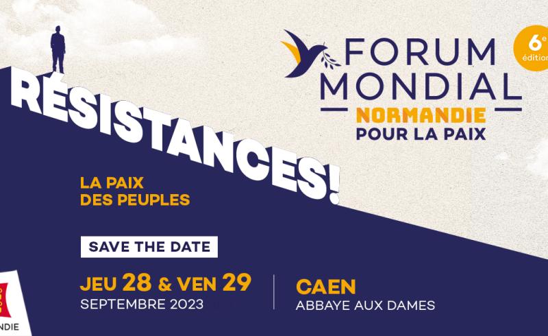 Edition 2023 du Forum mondial Normandie pour la Paix