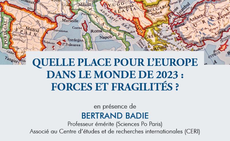 Conférence avec Bertrand Badie